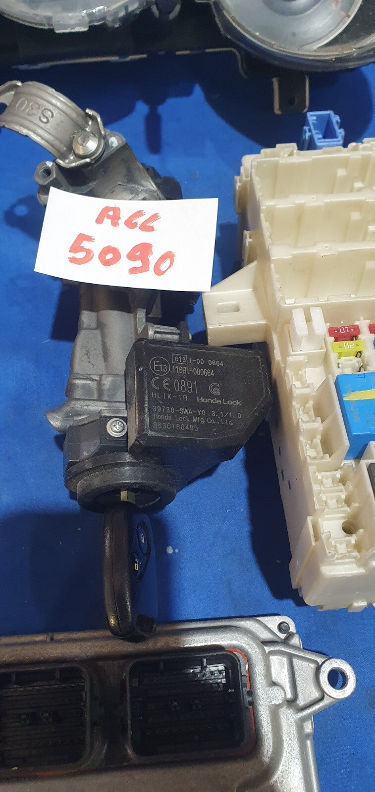 Kit accensione elettronica Chiave e blocchetto Honda Jazz 1.2 B 2008