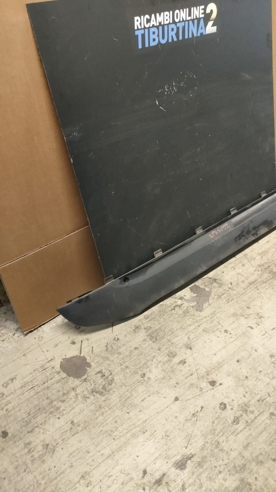 diffusore  spoiler  paraurti posteriore smart 451 grezzo 07 in poi sps5002