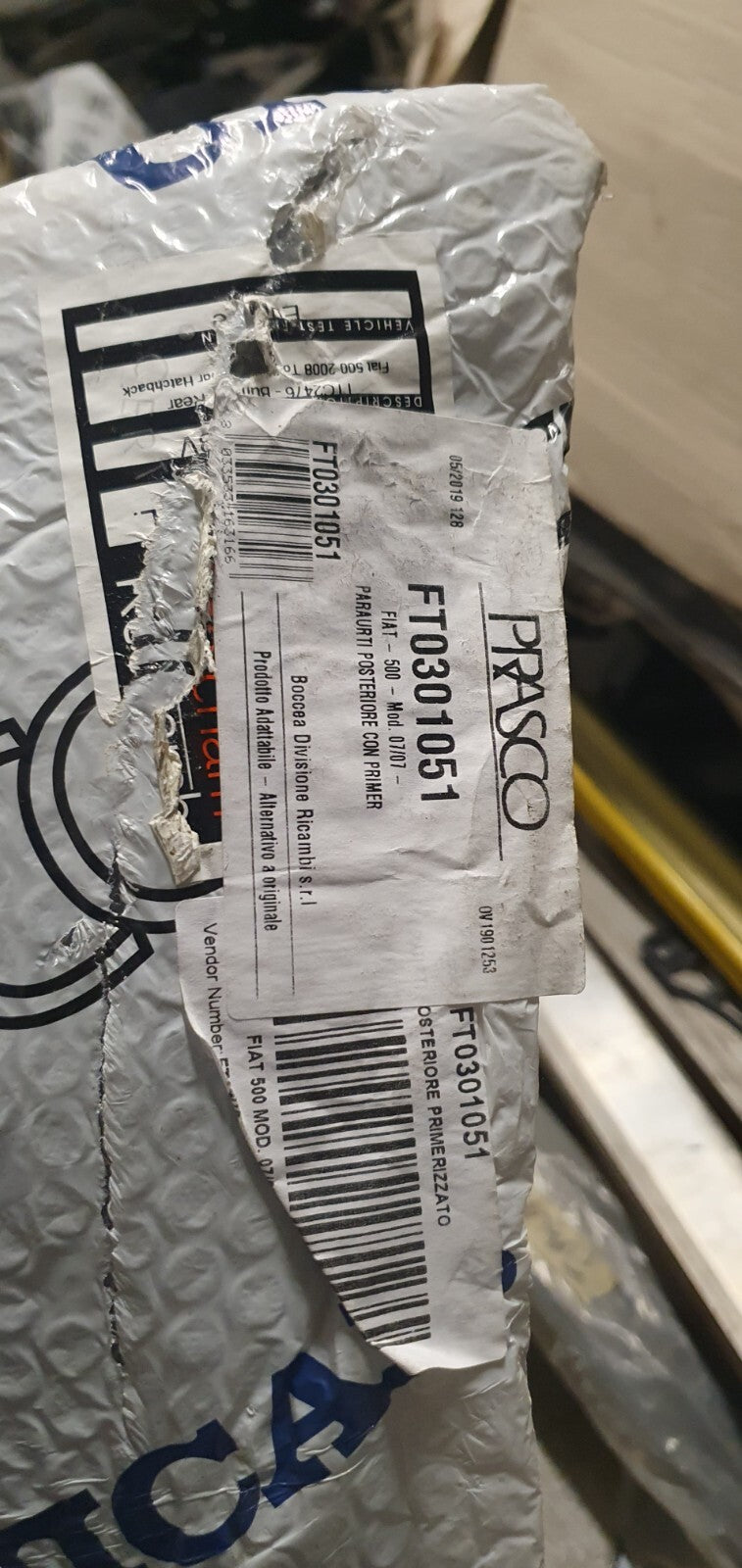 Paraurti posteriore  Fiat 500 Mod dal 2007 FT0301
