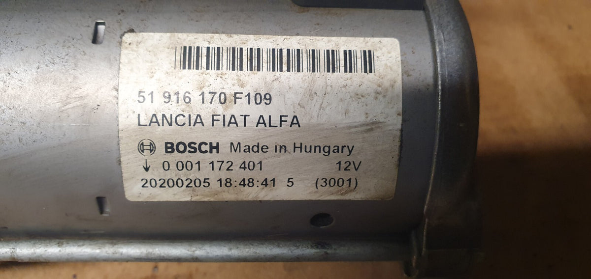 Motorino avviamento   Fiat 500 X 1.3 d Bosch 51916170F109 0001172401