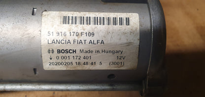 Motorino avviamento   Fiat 500 X 1.3 d Bosch 51916170F109 0001172401