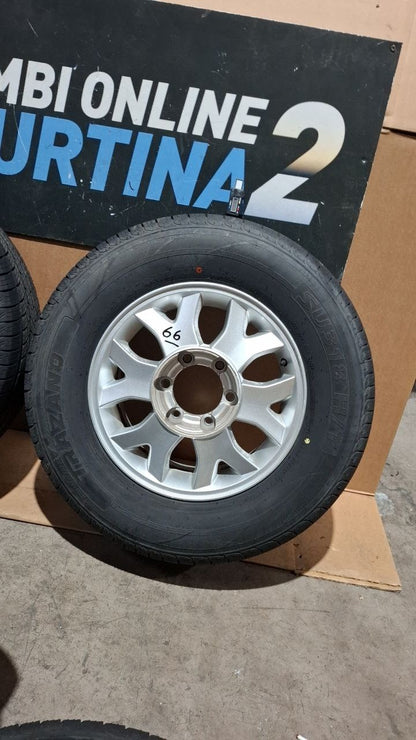 66 cerchi e gomme 4 stagioni ssangyong rexton 235-70-16 gomme trazano 4 stagioni