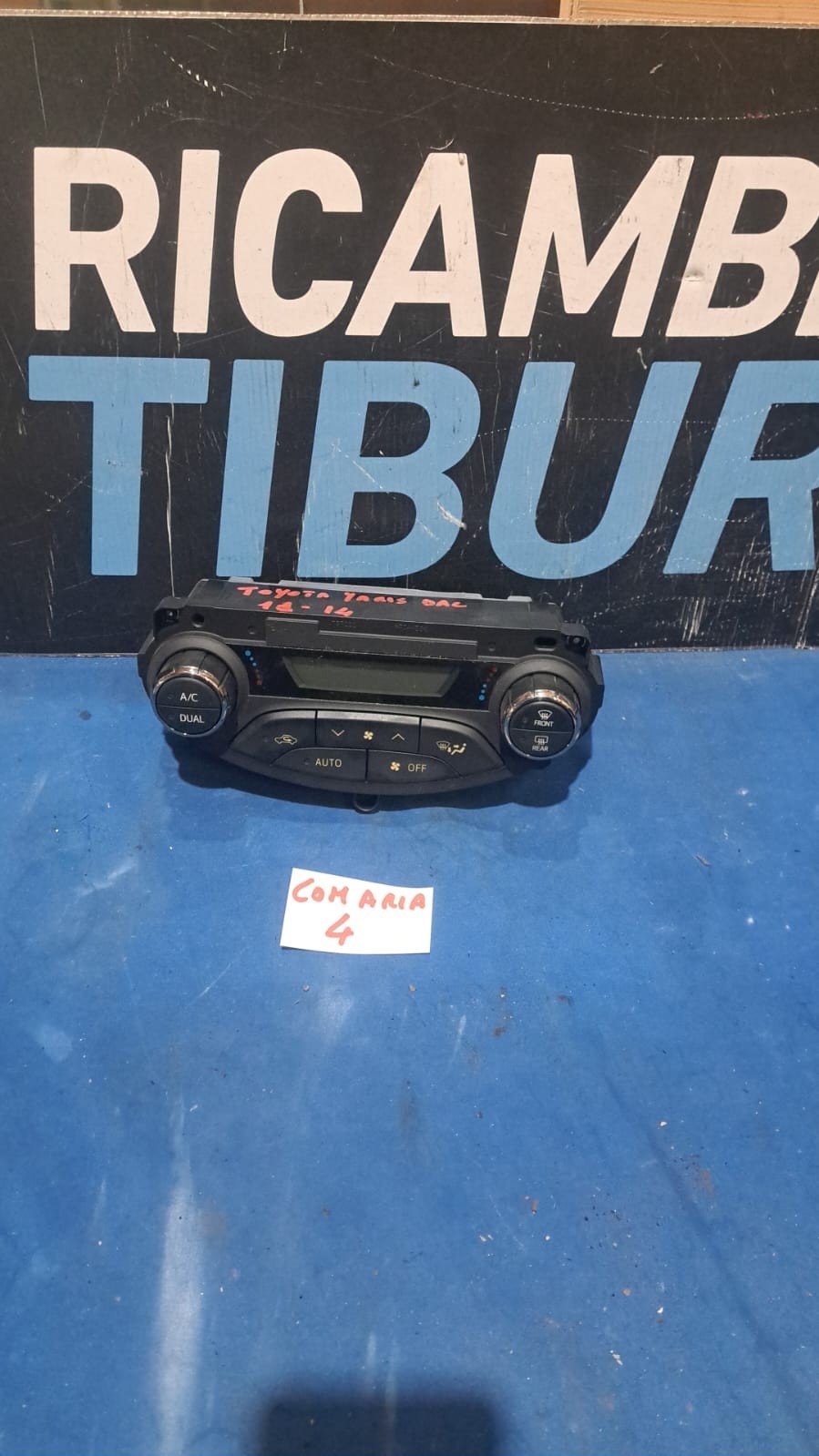 Com 4 Comando clima aria Toyota yaris dal 2011 al 2014