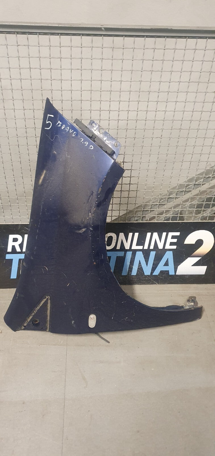 Par 5 - Parafango anteriore Fiat Bravo 1.9 D destro