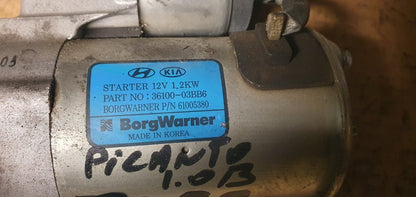 Motorino avviamento  Kia picanto 36100 03bb6