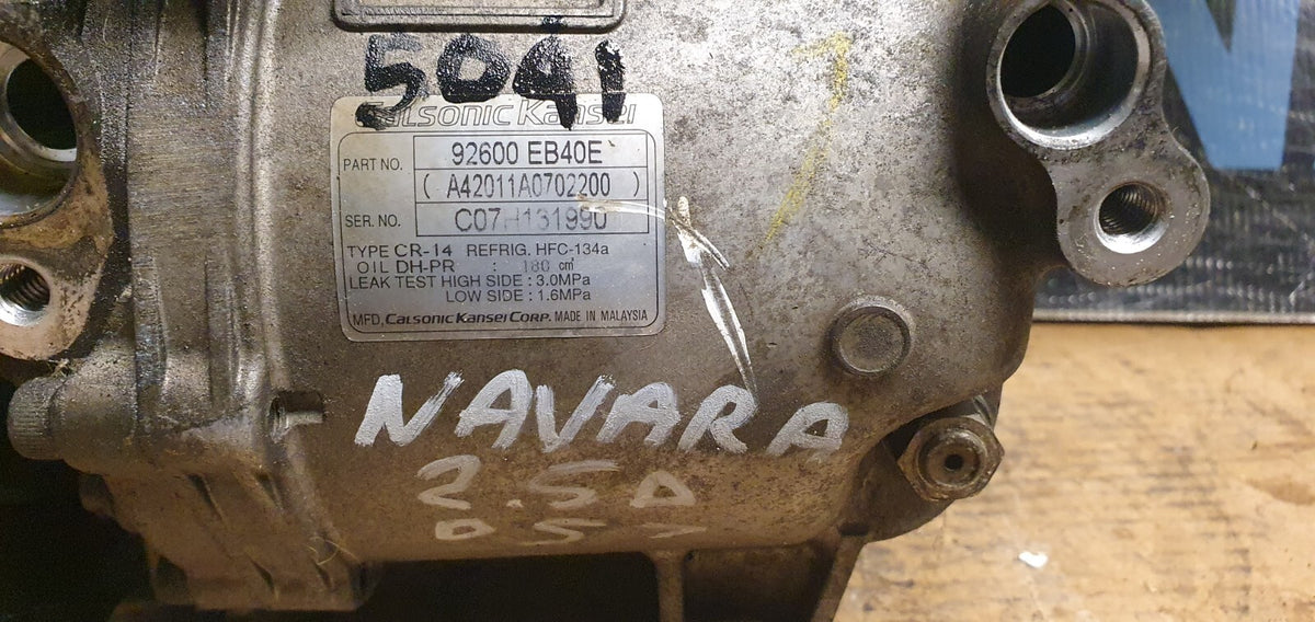 Compressore aria condizionata  NISSAN NAVARA (D40) 92600EB400 E17