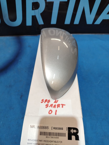 Spe N Smart 1 - Calotta specchio retrovisore nuova Smart 2007 Fortwo sinistra
