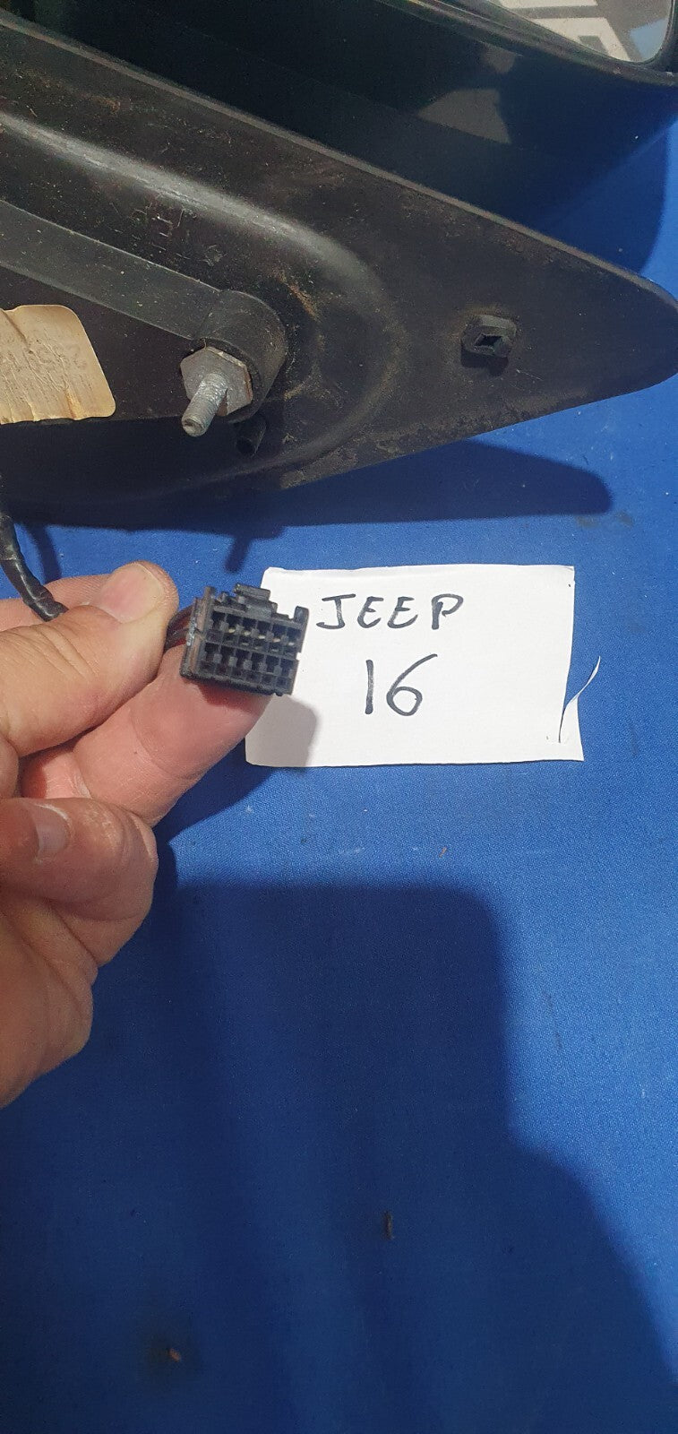 Spe Jeep 16 - Specchio specchietto retrovisore Jeep compass 2005 sinistro 5 fili