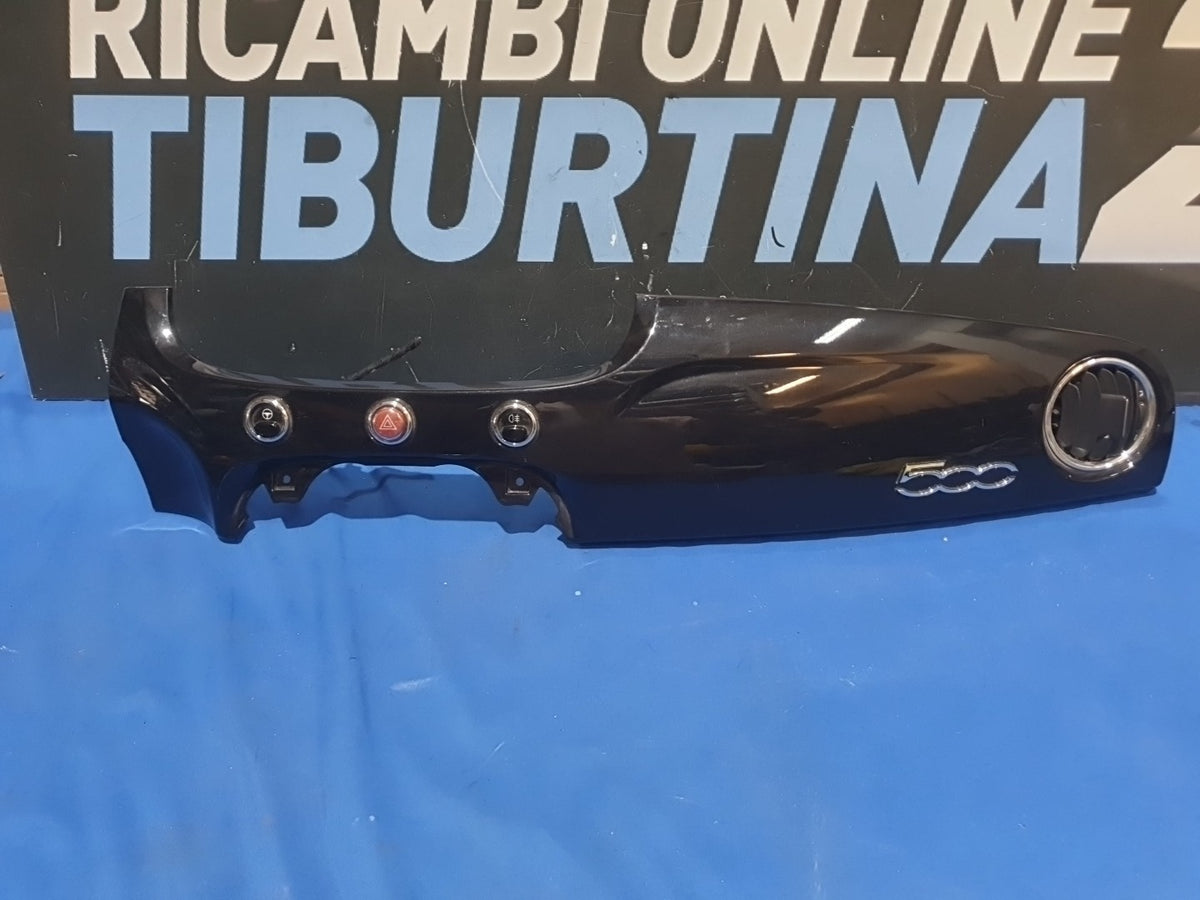 Plan 6 - Plancia cruscotto Fiat 500 dal 2016 Nero Metallizzato