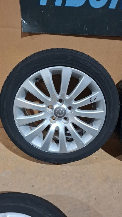 Cer 67 cerchi con gomme da cambiare opel insignia 245-45-18 gomme da cambiare