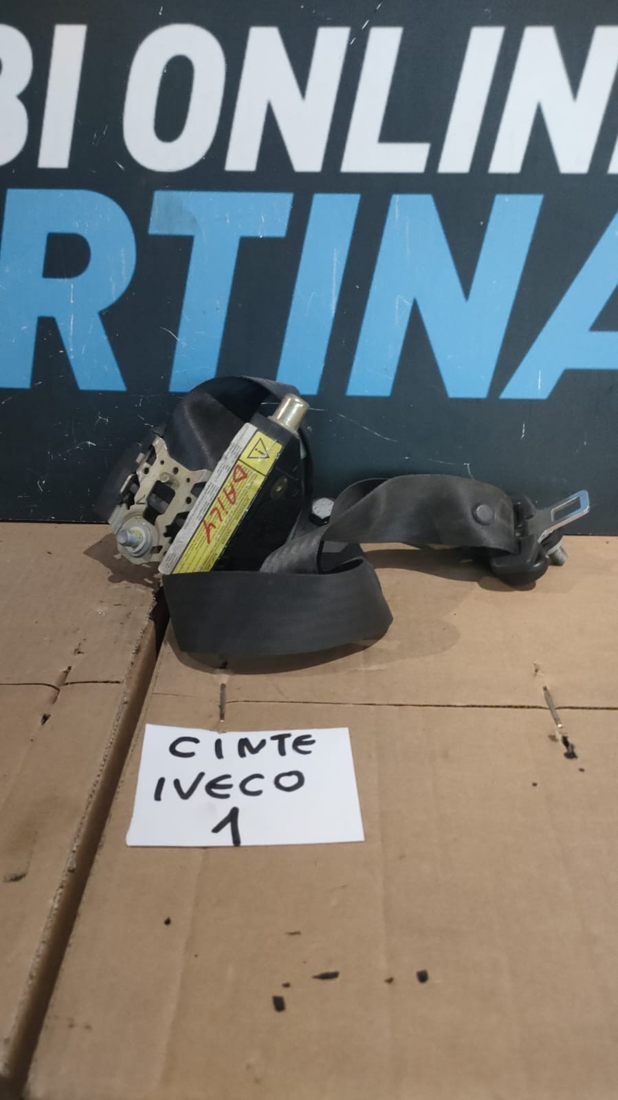 cintura di sicurezza anteriore destra Iveco Daily 2005 cint 1