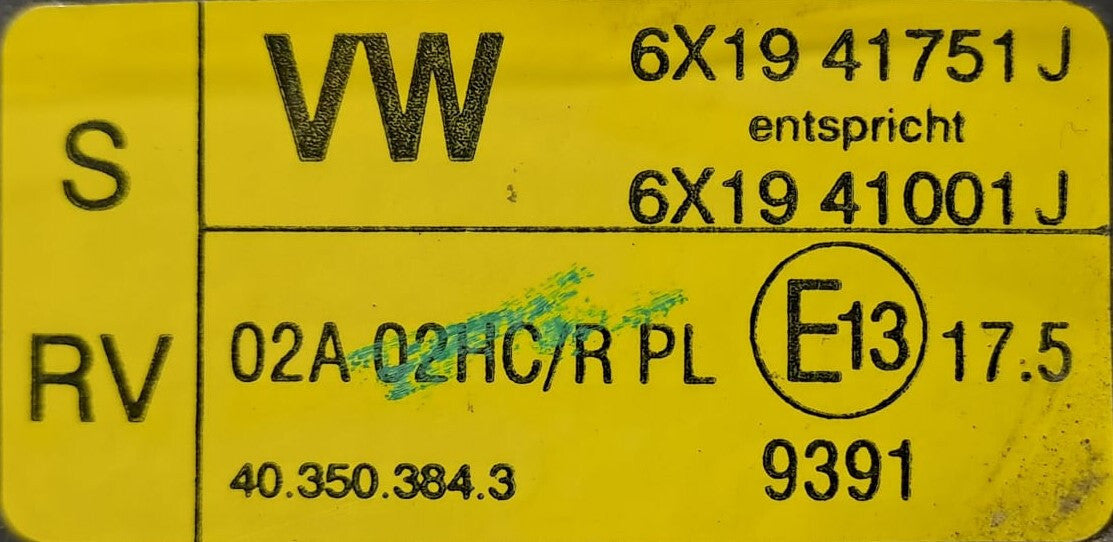 Fanale Faro anteriore sinistro Volkswagen Lupo 98-05