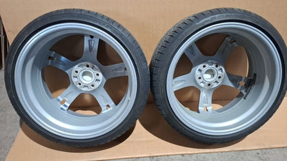 Cer 38 cerchi e gomme estive audi a4 b7 235-35-19 ABT originali