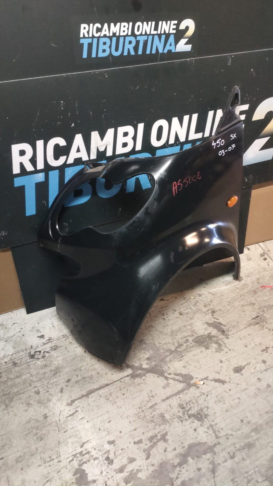 parafango anteriore  sinistro  fari a otto  smart 450 98- 03 AS5008