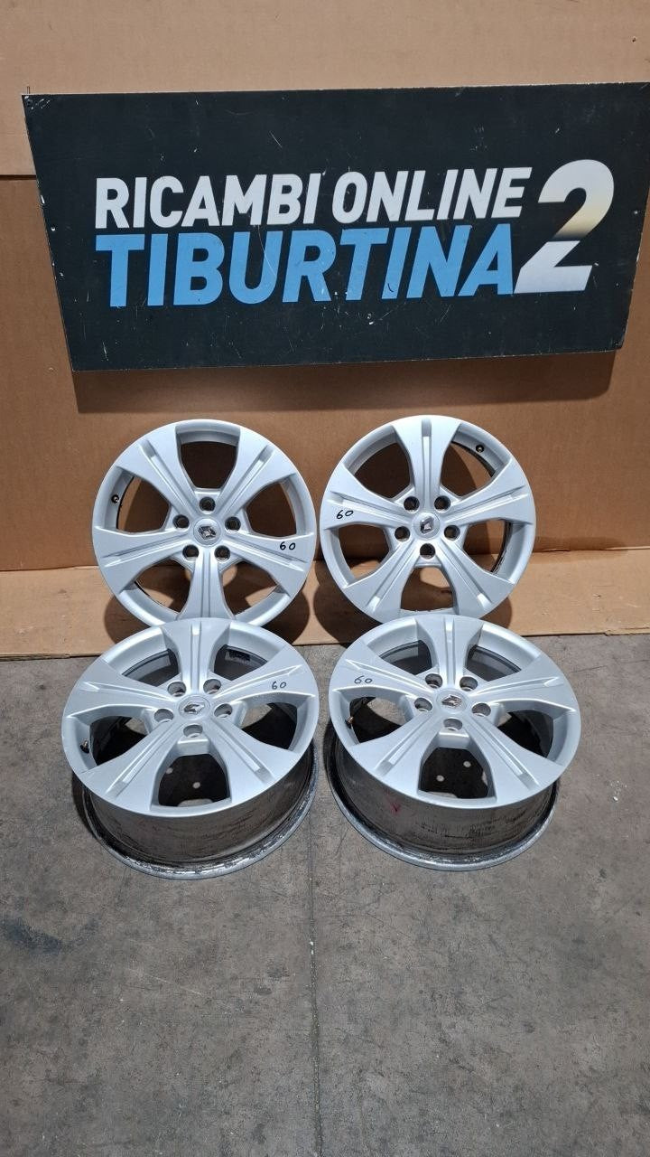60 cerchi in lega renault scenic x mod originali cod 403000068r 7jx17 et49
