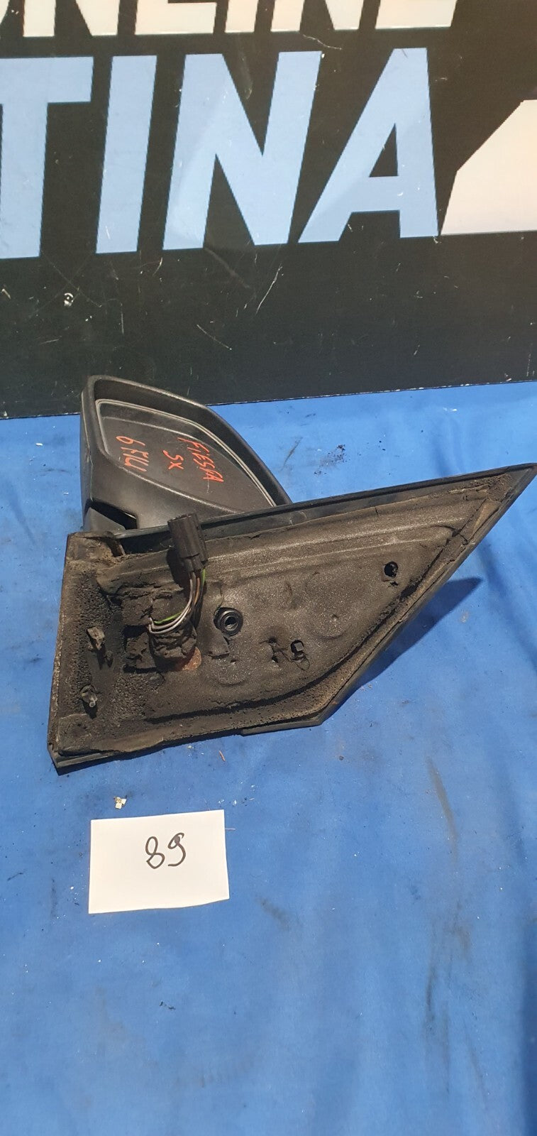 Specchietto specchio retrovisore Ford Fiesta sinistro 6 fili 2005