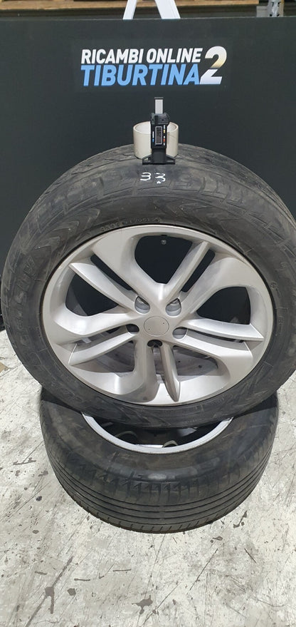 4 cerchi per Renault Koleos 18 pollici 5x114,3 centraggio 66,1 gomme vecchie