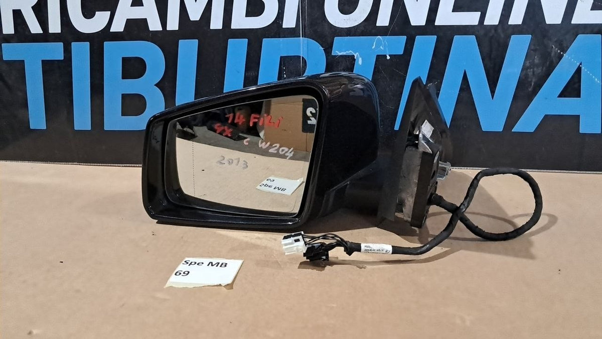 Spe MB 69 specchietto retrovisore sinistro Mercedes classe c w204 14 fili