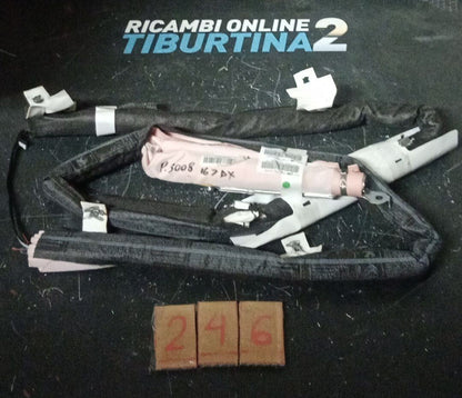 Airbag tendina laterale destra Peugeot 3008 2016 in poi Numero 246