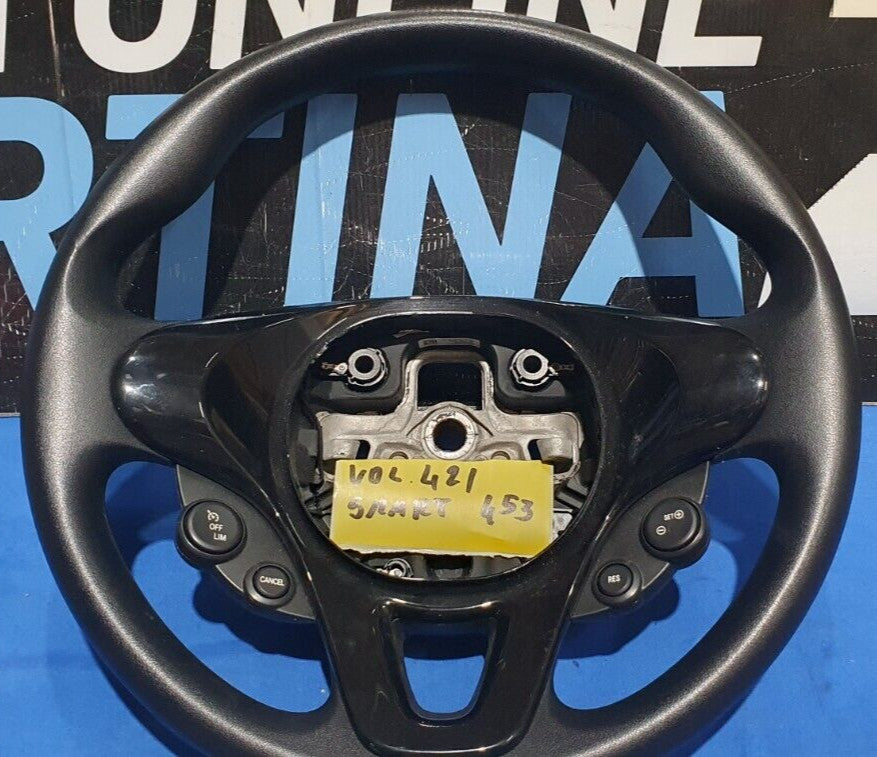 Volante Smart w453 in gomma con plastica posteriore rotta