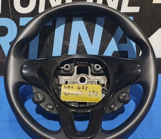 Volante Smart w453 in gomma con plastica posteriore rotta
