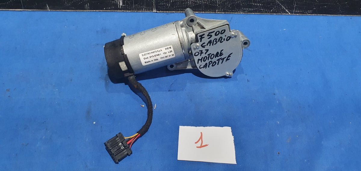 Mot 1 - Motore capote elettrica Fiat 500 C 312 cabrio dal 2007