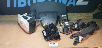 Kit Airbag completo Jeep Compass dal 2007 al 2011