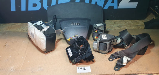 Kit Airbag completo Jeep Compass dal 2007 al 2011