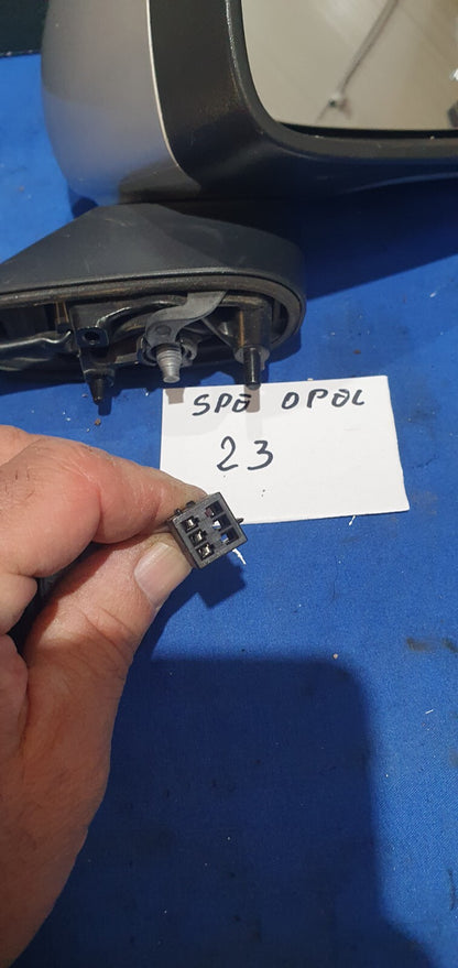 Spe Opel 23 - Specchio retrovisore specchietto Opel Corsa D destro 3 fili