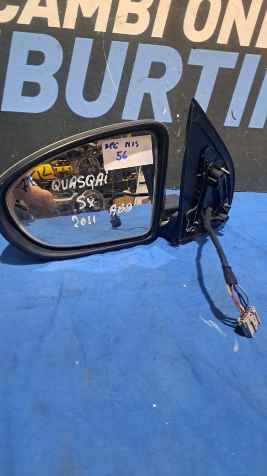 Spe Nis 56 Specchietto esterno sinistro nissan qashqai abbattibile 2011 7 pin