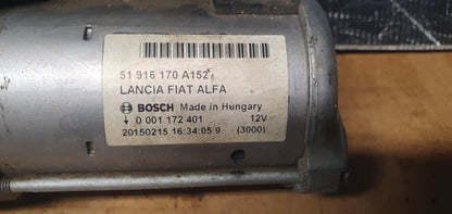 Motorino avviamento   Fiat 500 L 1.3 D Bosch 51916170A152 0001172401