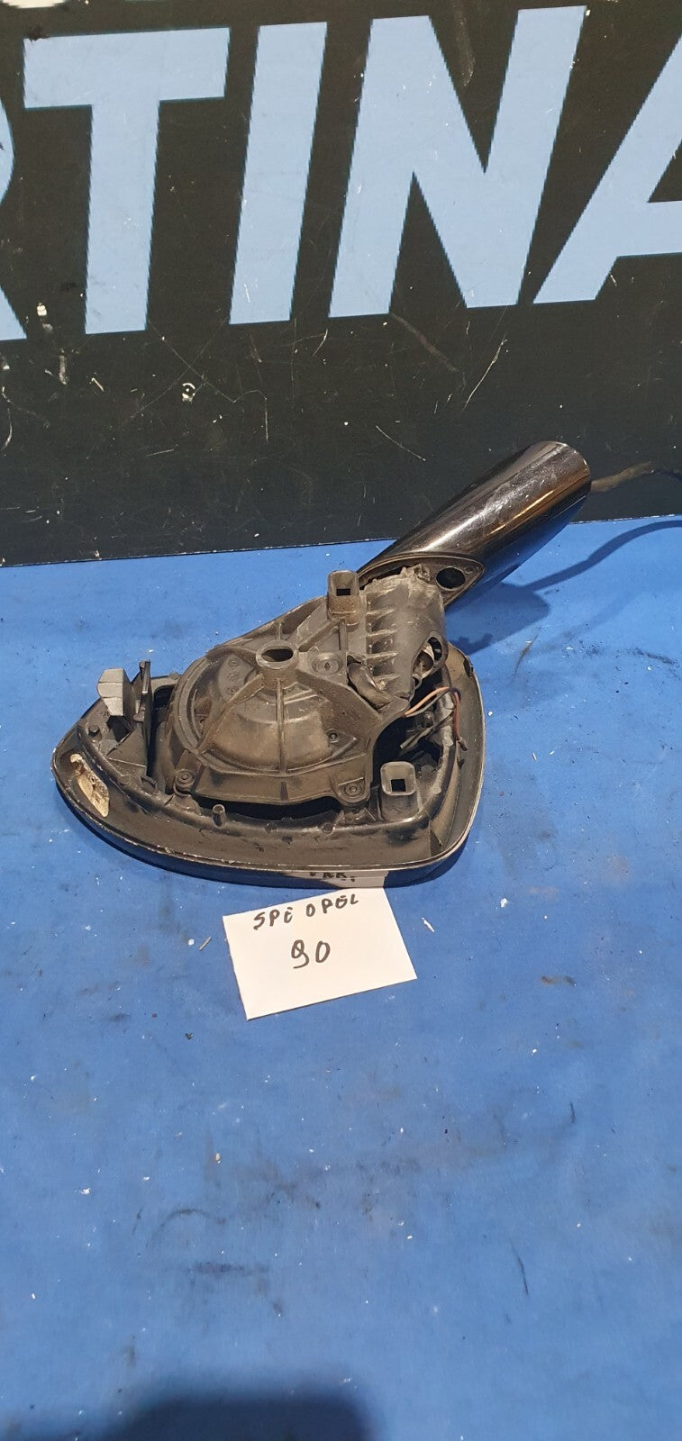 Specchio retrovisore specchietto Opel Corsa D sinistro 5 fili senza calotta