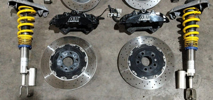 Kit frenante e assetto ABT con ammortizzatori regolabili Audi A4 S4 B7