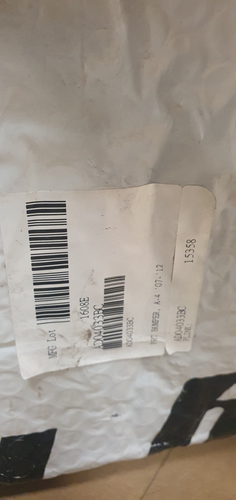 Paraurti Anteriore Audi A4 Mod dal 2007 al 2012 AD0241001