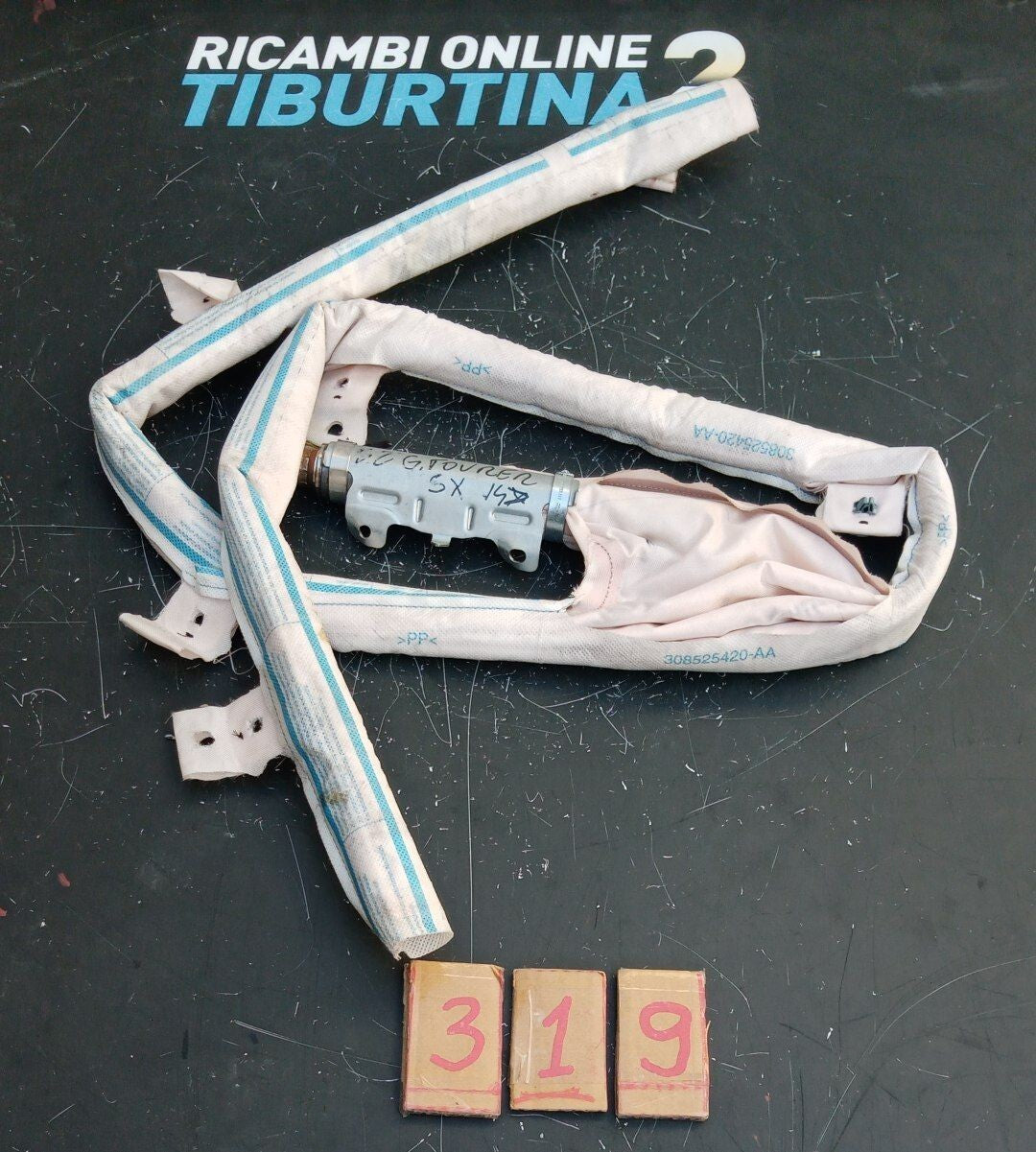 Airbag tendina laterale sinistra Bmw serie 2 Gran tourer 2014 in poi Numero 319