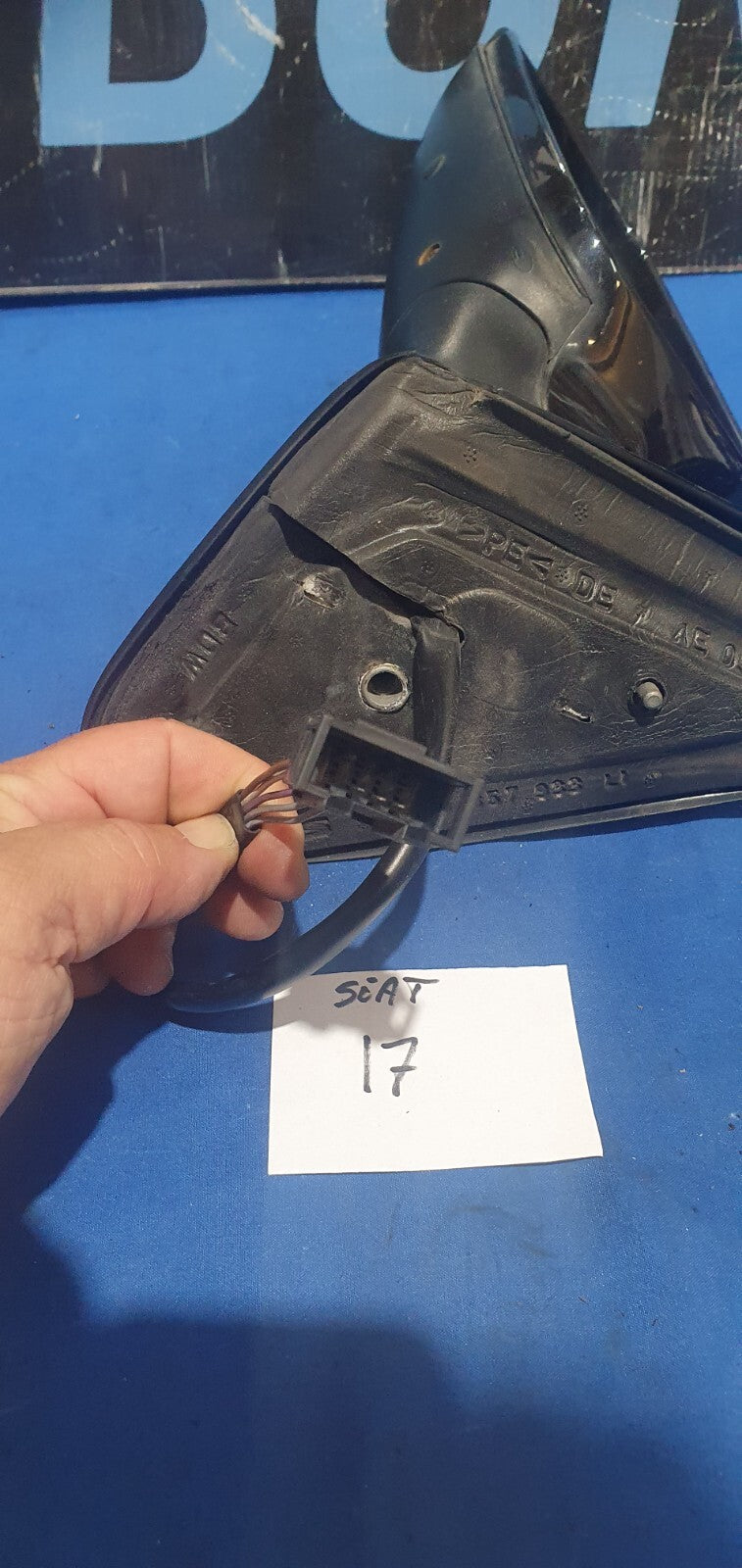 Spe Seat 17 - Specchio specchietto retrovisore Seat Leon 2004 sinistro 5 fili