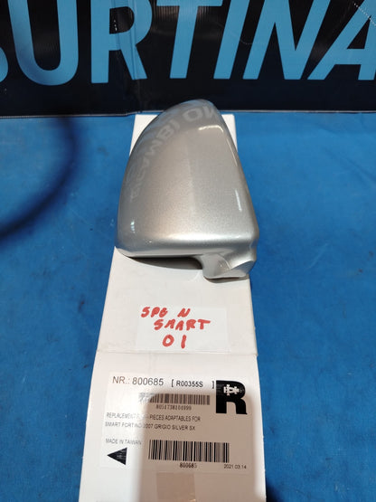 Spe N Smart 1 - Calotta specchio retrovisore nuova Smart 2007 Fortwo sinistra