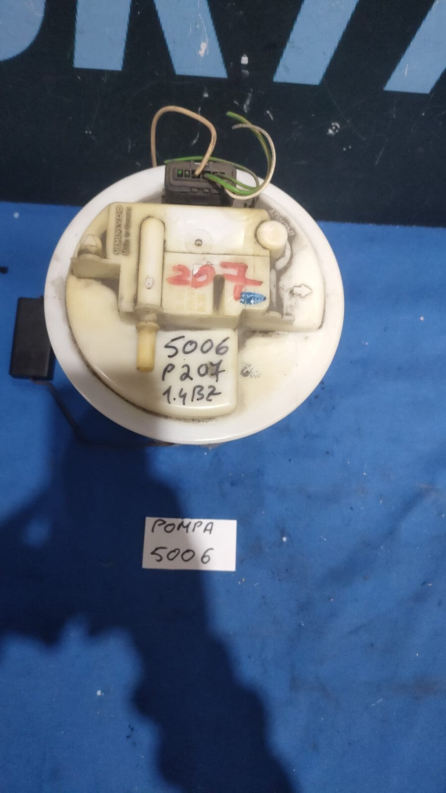 Pompa carburante Peugeot 207 1.4 benzina dal 2006 in poi Cod  a2c53282812