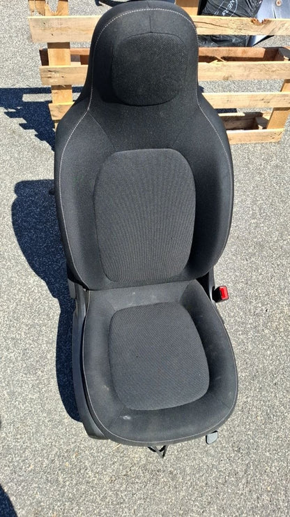 Tappezzeria in stoffa nera smart 453 x 4 senza airbag sedile dal 2014