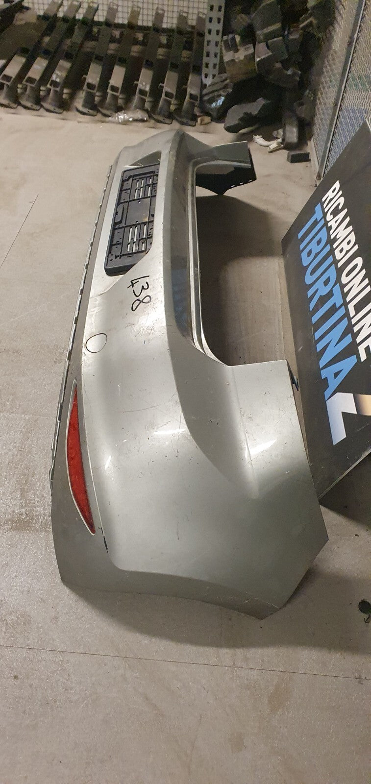 paraurti posteriore Golf VII senza spoiler