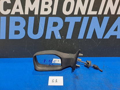 Specchio/specchietto retrovisore sinistro Peugeot 106 (manuale) - SPE PEUG 81