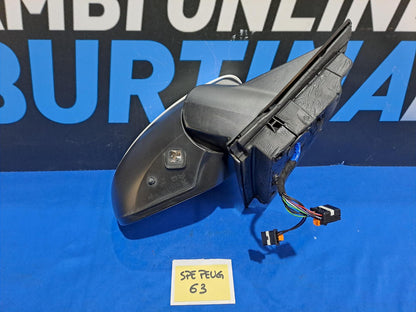 Specchietto retrovisore Destro Peugeot 208 2019 in poi 10 + 2 fili - SPE PEUG 63