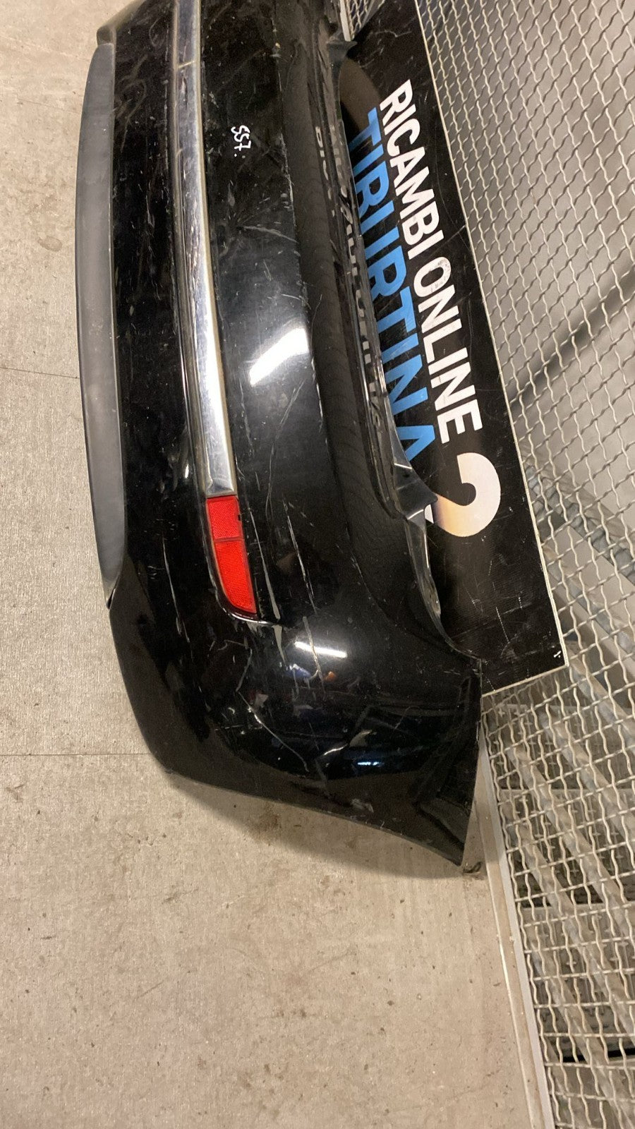 Paraurti posteriore Lancia Ypsilon 2007 2011  in poi cromatura rotta e graffi