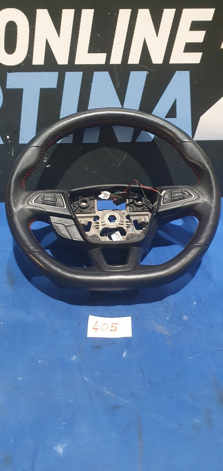 Vol  405 - Volante  Ford Ecosport dal 2017 con cuciture rosse
