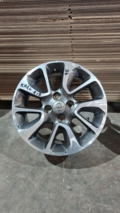 36 cerchi in lega opel karl cerchi originali 95392967 6jx15 et45 con sensori