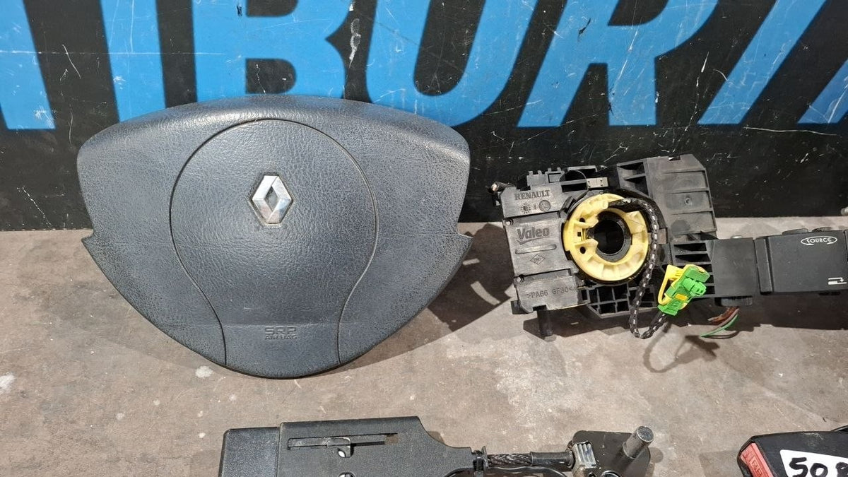 5080 kit airbag Renault Twingo con comandi al volante cod 8200527574d anno 2008