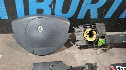 5080 kit airbag Renault Twingo con comandi al volante cod 8200527574d anno 2008