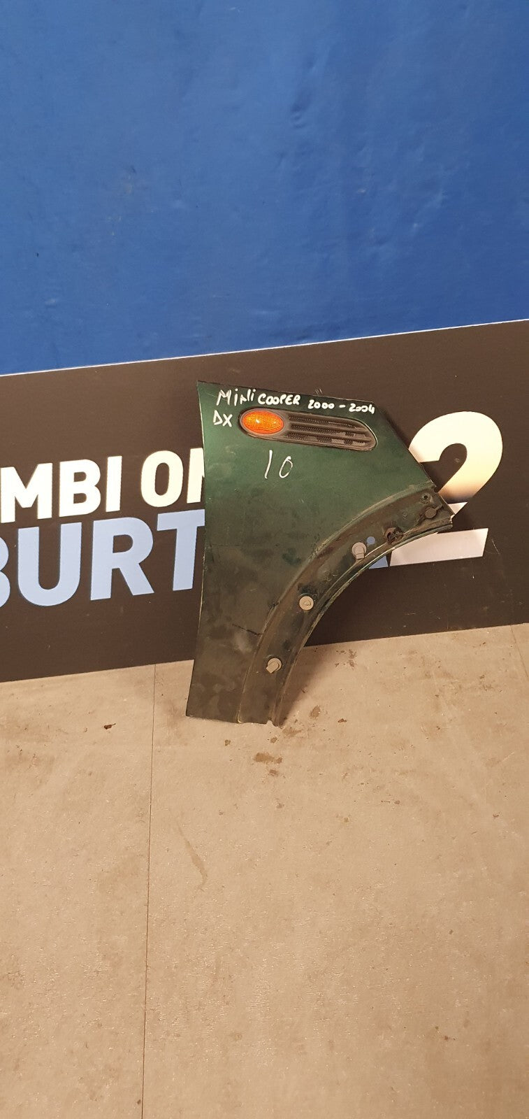 Parafango Anteriore Mini Cooper destro dal 2000 al 2004
