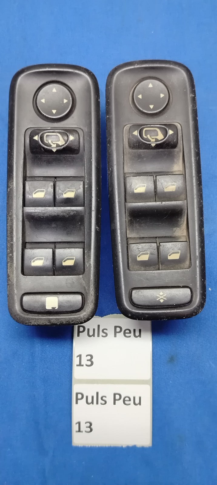 Puls Peu 13 - Pulsantiera anteriore sinistra Peugeot 807 dal 2002 al 2014
