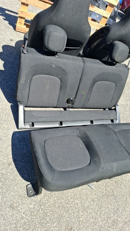Tappezzeria in stoffa nera smart 453 x 4 senza airbag sedile dal 2014